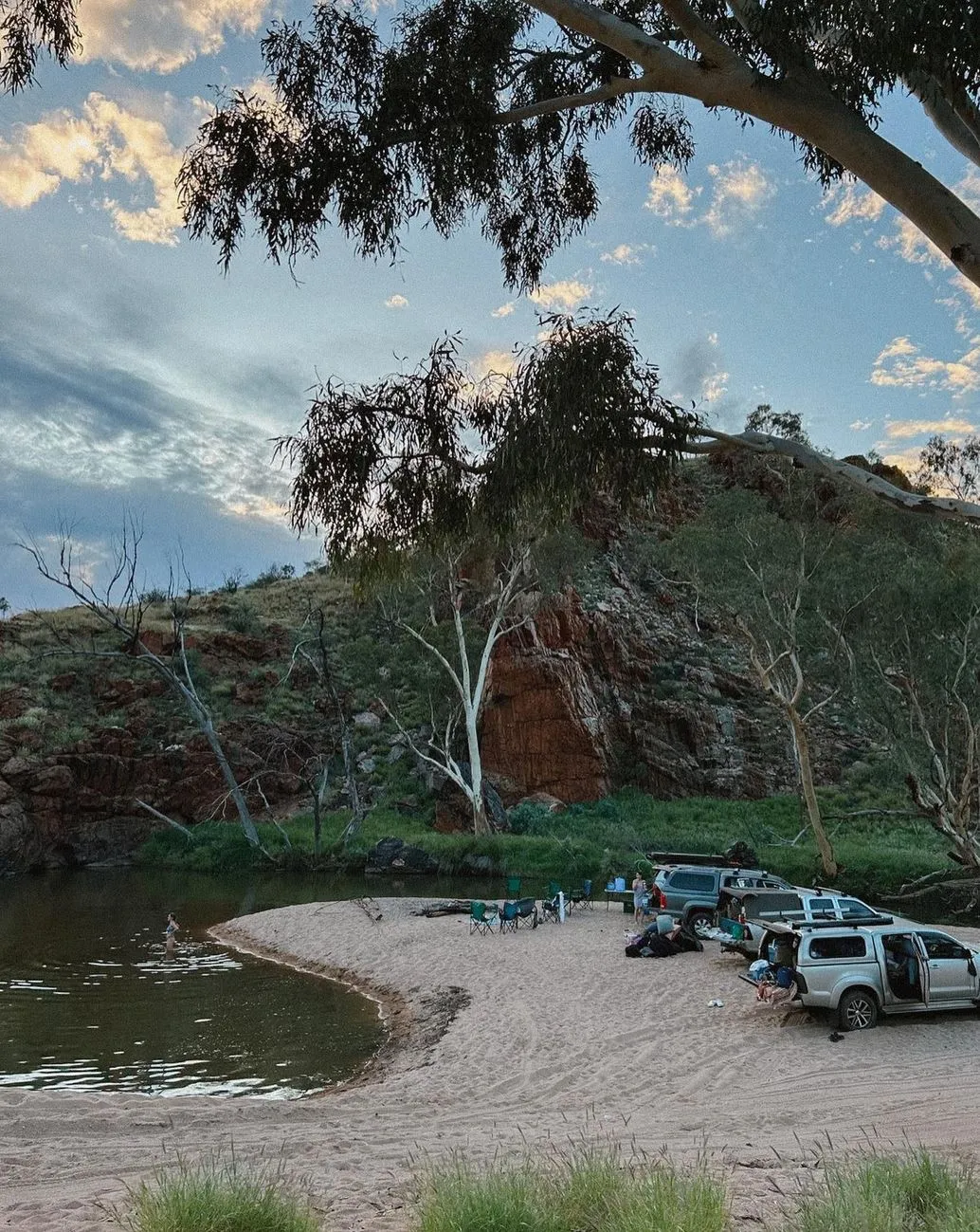 Accommodation, Birthday Creek Waterhole Mulga Camp