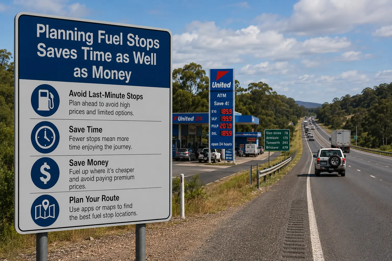 Planning Fuel Stops Saves Time as Well as Money