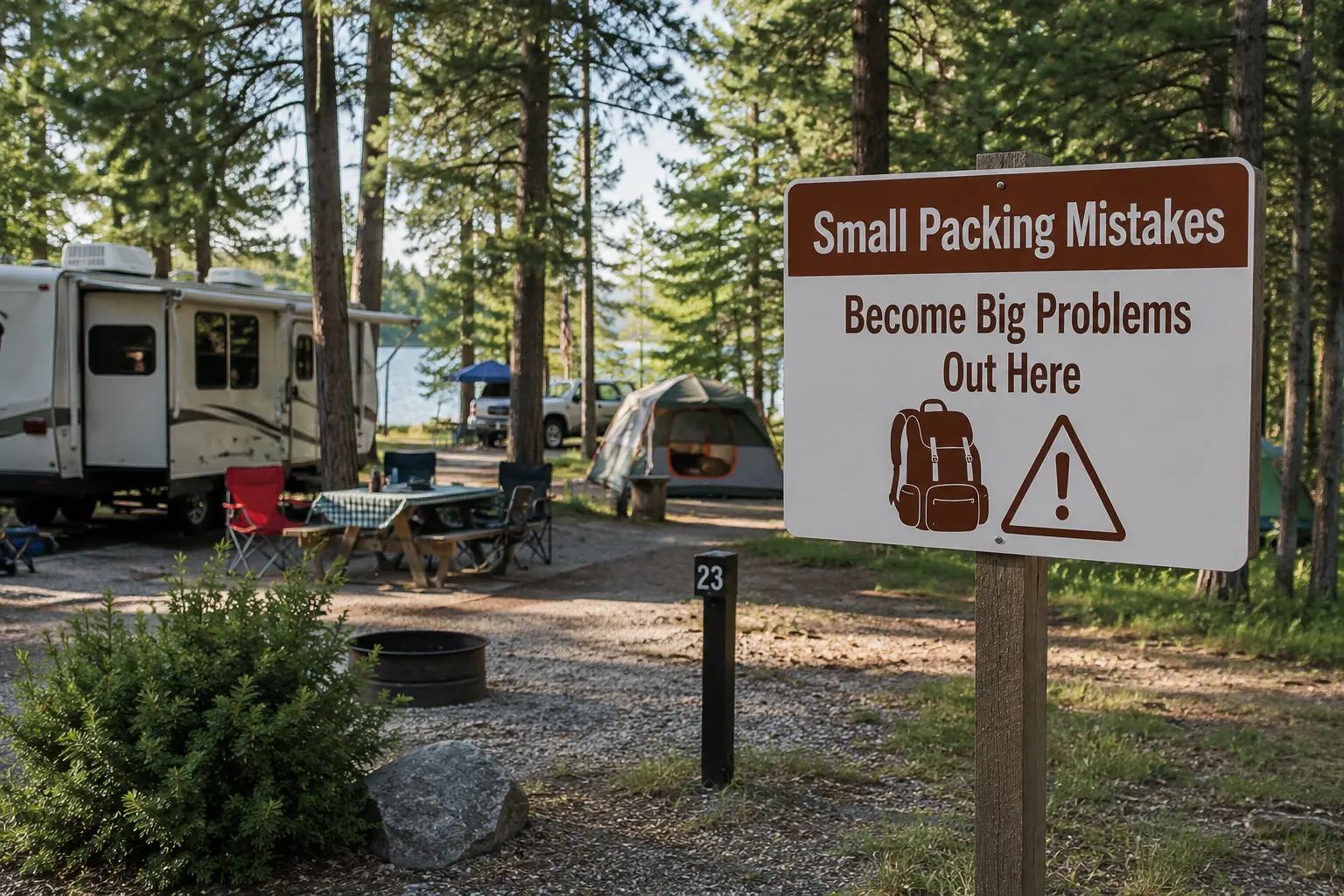 Small Packing Mistakes Become Big Problems Out Here