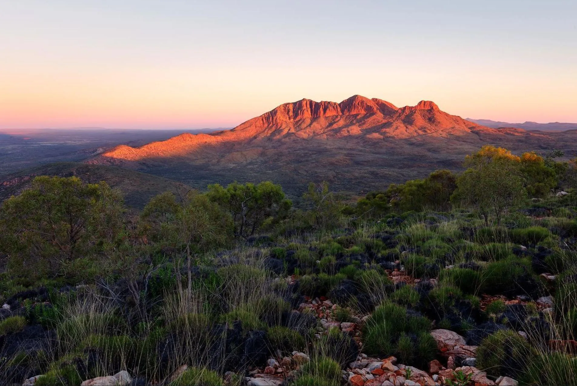 The End of the Larapinta Trail