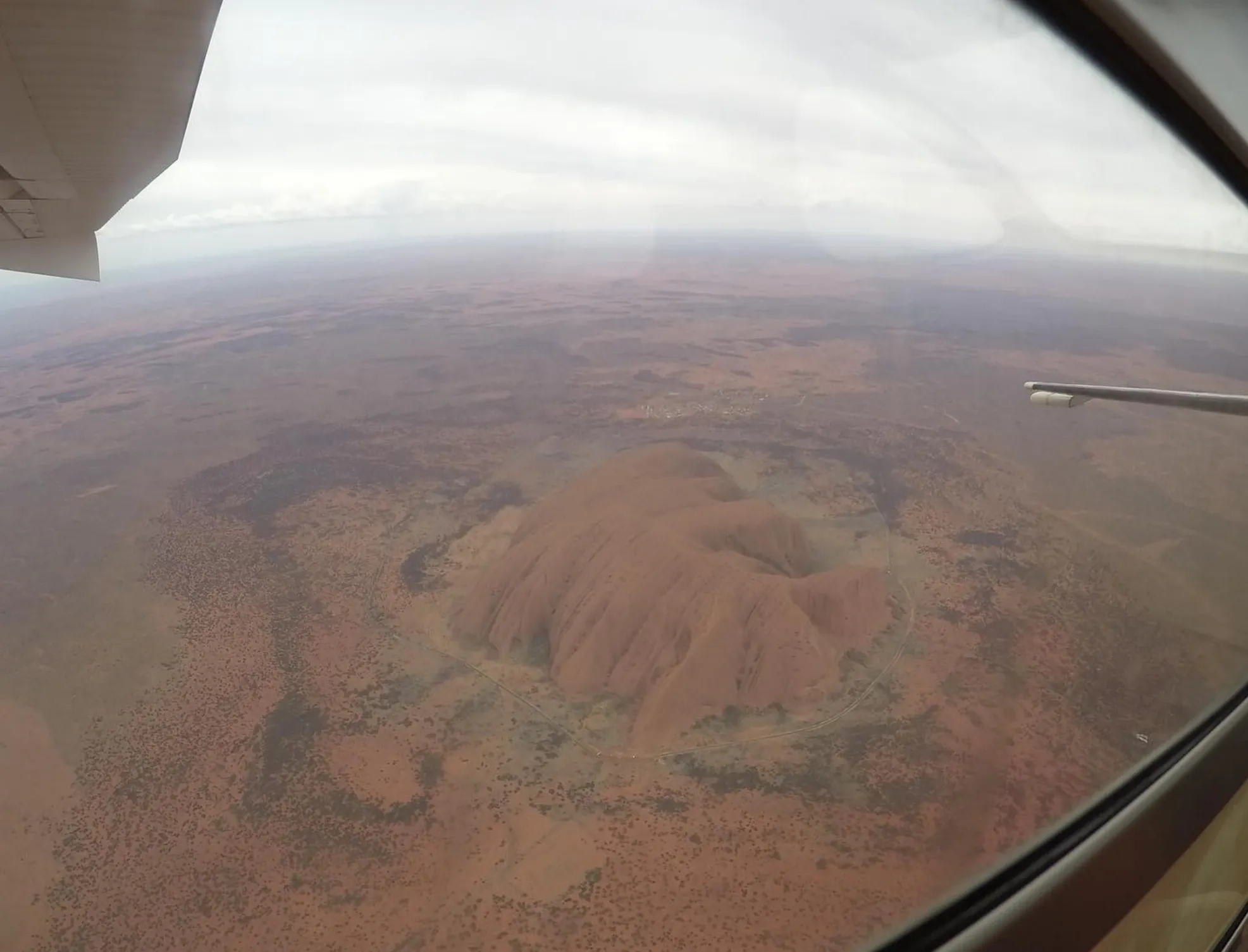 best aerial tour of Uluru